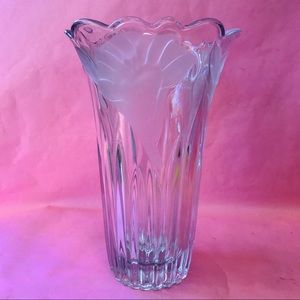 Vintage crystal vase